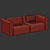 HAY Mags 2.5 - Sleek and Modern 3D model small image 2