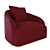 Sophisticated Sunpan Astrid Armchair 3D model small image 1