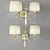 Elegant Double-Light Wall Fixture 3D model small image 1