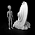 Cosmic Sculptures for Your Garden 3D model small image 2