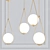 Elegant Corda Pendant Chandelier 3D model small image 1