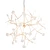 Elegant Gold Heracleum Chandelier 3D model small image 1