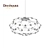 Elegant Chrome LED Pendant Light 3D model small image 1