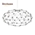Crystal Chrome Pendant Light 3D model small image 1
