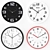 Modern WYMBS Wall Clock 3D model small image 1