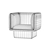 Contemporary Blue Block Armchair 3D model small image 3