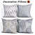 Elegant Pillow Set - Decorative Home Accent 3D model small image 1