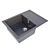 GranFest GF-Q650L: Stylish Inset Kitchen Sink 3D model small image 1