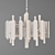 Elegant Sciolari Brass Chandelier 3D model small image 2