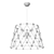 Title: Crystalline Chrome Pendant Light 3D model small image 3