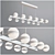 Stilnovo Chandelier - Modern 12-Light Fixture 3D model small image 2