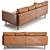 Stylish Stouby LINGER Sofa 3D model small image 2