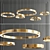 Henge Light Ring: Sleek Horizontal Design 3D model small image 1