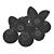 Blueberry Polygons: 28332 5.2cm x 4.19cm x 2.5cm 3D model small image 1