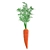 Sleek Carrot 02: Geometric Design with PBR Textures 3D model small image 1