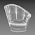 Elegant Arabella Armchair, Giorgetti 3D model small image 3
