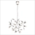 Moooi Heracleum D72 Chandelier 3D model small image 3