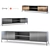 Modern Wenge Media Console | Rigby 80.5 3D model small image 2