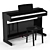 YAMAHA YDP-143 WH&B Digital Piano 3D model small image 1