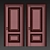 Elegant Interior Door 3D model small image 2