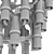  Elegant "Soave" Chandelier - 70 x 48 cm 3D model small image 3