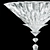 Elegant Mille Nuits Ceiling Light 3D model small image 2