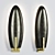 Elegant Brushed Brass PALA 3D model small image 1