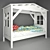 Timeo Kids Cabin Bed | Playhouse Bed 3D model small image 1