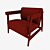 Modern Daewood Lounge Chair 3D model small image 2