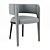Luxe Leather Eclipse Chair 3D model small image 1