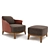 Cocoon L Armchair Set by Frag 3D model small image 1