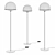 Elegant Cheshire Floor Lamp 3D model small image 3