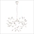 Sculptural Heracleum Lighting Fixture 3D model small image 2