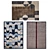 Elegant Turri ECLIPSE Wool-Silk Rug 3D model small image 2