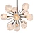 Glamourous Gem Pendant Lamp 3D model small image 1