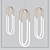 Elegant Double Loop Chandelier 3D model small image 1
