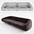 Fold Baxter Sofa: Stylish and Functional 3D model small image 3