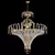 Elegant Bagues Paris Chandelier 3D model small image 1