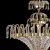 Elegant Bagues Paris Chandelier 3D model small image 2
