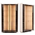 Luxury Wood and Leather Vitrine 3D model small image 1