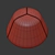 Luxury Terp Poufs - Sophisticated Design & Comfort 3D model small image 2