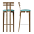 Tory Sun Bar Stool 3D model small image 2