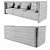 Alcove Plume Contract Sofa - Multicolor Comfort 3D model small image 3