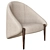 Nativ Walrus Fabric Armchair 3D model small image 1