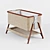 CoZee Walnut & Putty Cradle 3D model small image 3