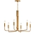 Vintage Charm: Brigitte Aged Brass Pendant 3D model small image 1
