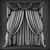 Classic Style Curtains 3D model small image 2