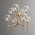 Elegant Artcr Chandelier - 86cm 3D model small image 1