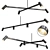 LEDlux Panorama Pendant: Elegant Illumination 3D model small image 1