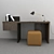 Scriba Writing Desk & Beghina Table Lamp 3D model small image 2